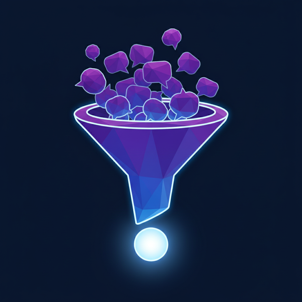 Кристаллическая воронка-фильтр — не засоряет общий чат